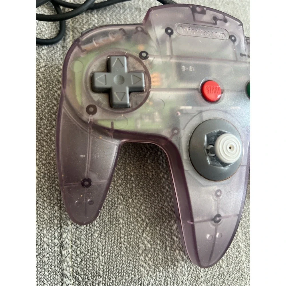 Official Nintendo 64 N64 Authentic Original Controller Atomic Purple